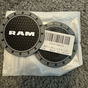 Ram Silicone Auto Cup Holder Coasters Set‎ of 2